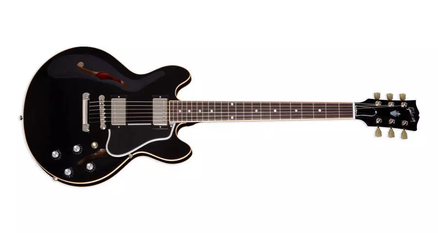 ES-339 Classic Thin Neck Semi Hollow Electric - Ebony Finish